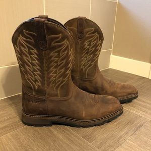 ariat men's groundbreaker work boots